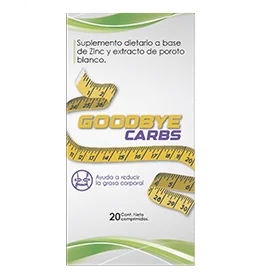 Goodbye Carbs — Cápsulas bloqueadoras de carbohidratos — cápsulas bloqueadoras de carbohidratos con faseolamina, gymnema, berberina, banaba, inulina y zinc+magnesio