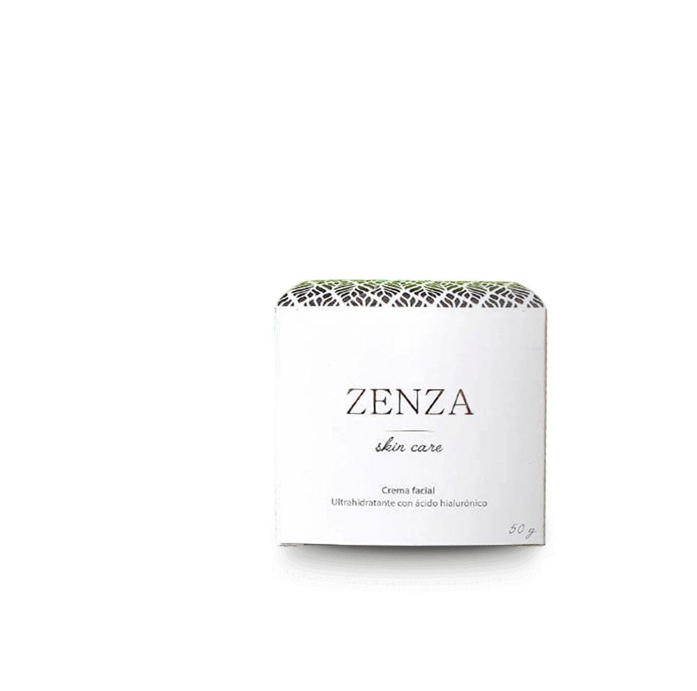 Zenza — Crema antiedad rejuvenecedora facial — crema antiedad con ácido hialurónico, niacinamida y karité